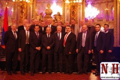Premier dîner de gala des joiaillers arméniens à l'Hôtel Intercontinental en 2013 à Paris