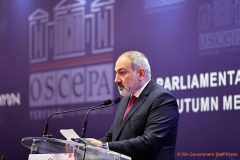 Discours du Premier ministre Pashinyan à la session d’automne de l’Assemblée parlementaire de l’OSCE