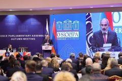 Discours du Premier ministre Pashinyan à la session d’automne de l’Assemblée parlementaire de l’OSCE