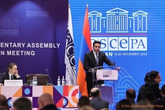 Discours du Premier ministre Pashinyan à la session d’automne de l’Assemblée parlementaire de l’OSCE