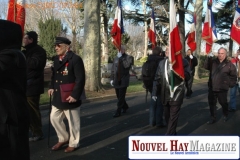 Cérémonie du 68ème anniversaire des fusillés du groupe Manouchian au cimetière d'Ivry le 19 février 2012