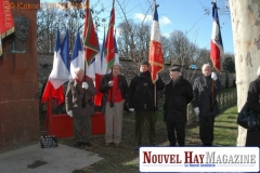 Cérémonie du 68ème anniversaire des fusillés du groupe Manouchian au cimetière d'Ivry le 19 février 2012