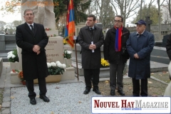 Commémoration du 11 novembre en 2011 au cimetière du Père Lachaise