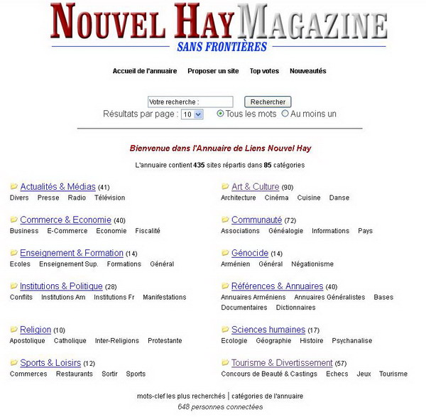 L'Annuaire WEB