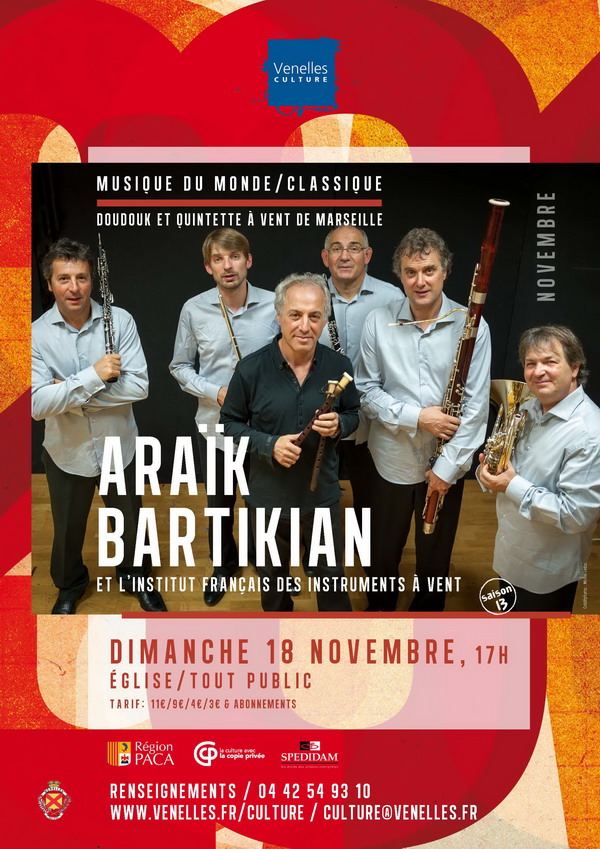 Araïk Bartikian et le Quintette à vent de Marseille