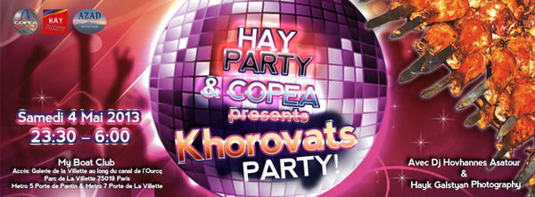 Hay Party COPEA Khorovats Party