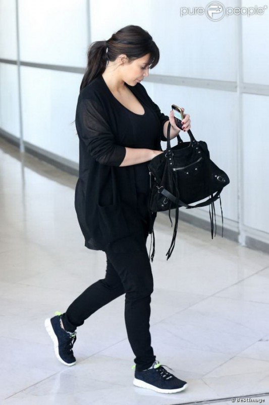 Kim Kardashian rentre à los Angeles