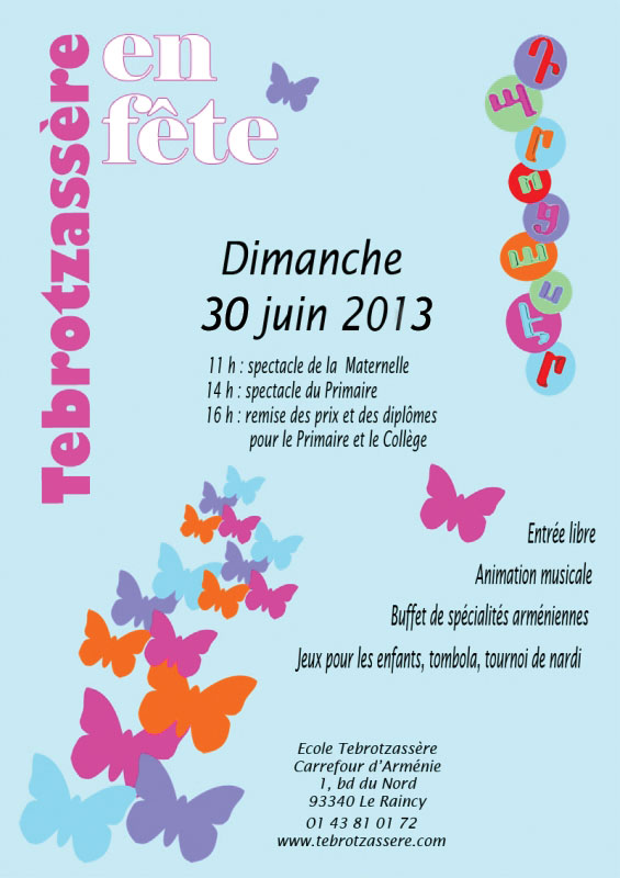 Fête champêtre à l'école Tebrotzassère