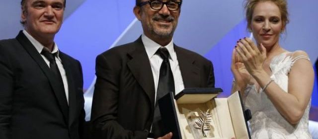 Quentin Tarentino Nuri Bilge Ceylan et Uma Thurman