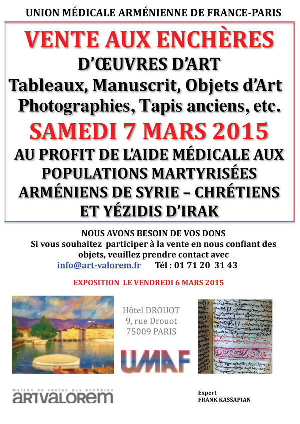 UMAF Ventes aux enchères 2014