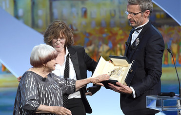 Agnès Varda, Jane Birkin et Lambert Wilson