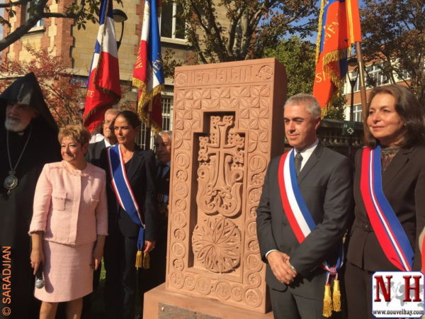 Inauguration du Khatchkar à Asnières-sur-Seine