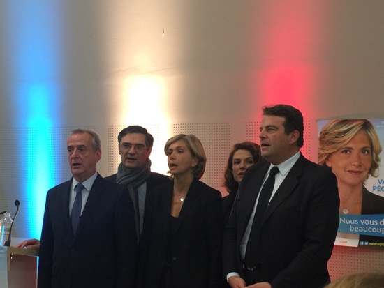 Jacques Kossowski, Patrick Devedjian,Valérie Pécrese, Chantal Jouanno et Thierry Solere