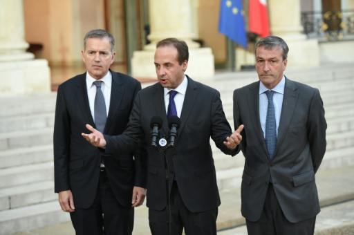 Jean-Christophe Lagarde, Philippe Vigier et François Zocchetto