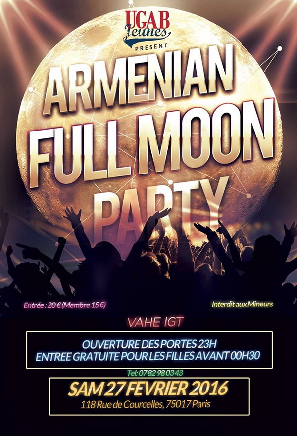 Armenian Full Moon Party à l'UGAB