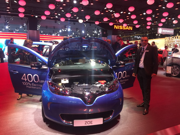 Salon de l'auto 2016 chez Renault avec Olivier