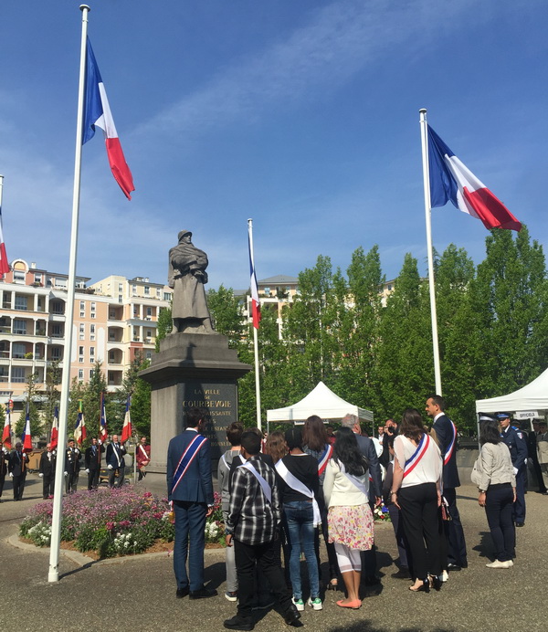 Commémoration au cimetière Cloarec de Courbevoie