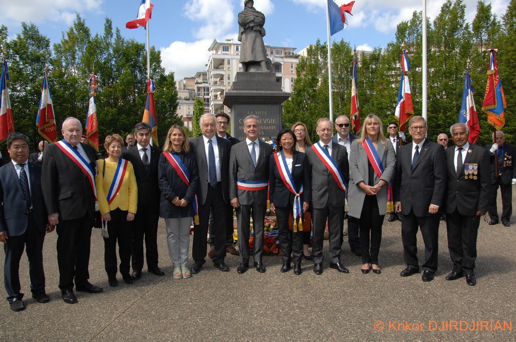 Commémoration pour le 103ème anniversaire du Génocide des Arméniens ce samedi 5 mai 2018 à Courbevoie