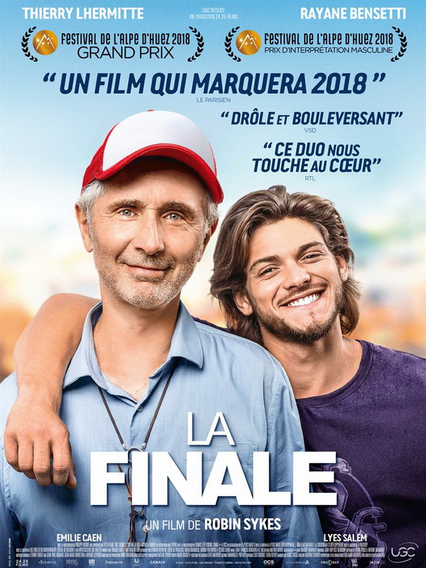 Thierry Lhermitte et Rayane Bensetti dans La Finale de Robin Sykes