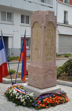 Commémoration du génocide des armémiens à Clichy