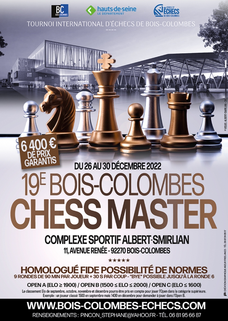 19ème Bois-Colombes ChessMaster 2022