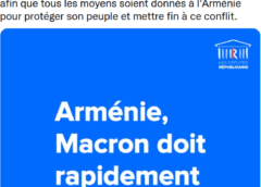 Arménie, Macron doit rapideemnt agir