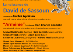 Concert La Naissance de David de Sassoun à l'Église de la Trinité à Paris