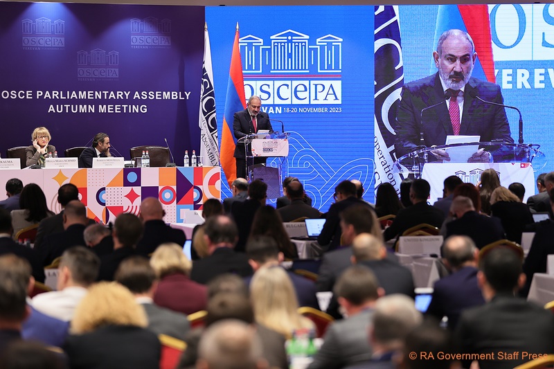 Session d'automne de l'Assemblée parlementaire de l'OSCE à Erevan