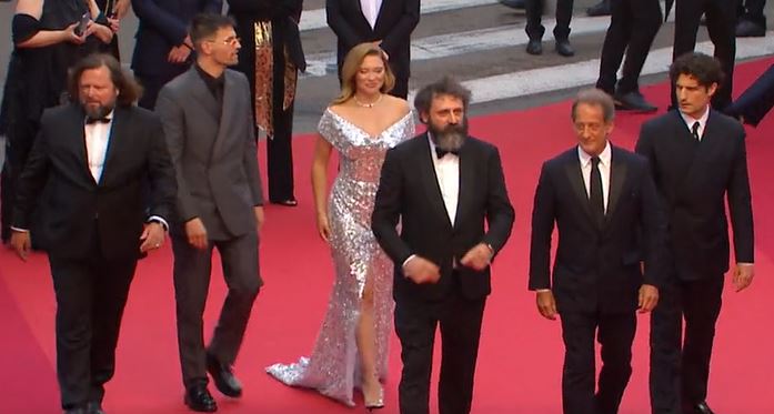 Montée des marches de Cannes du film Deuxième Acte de Quentin Dupieux