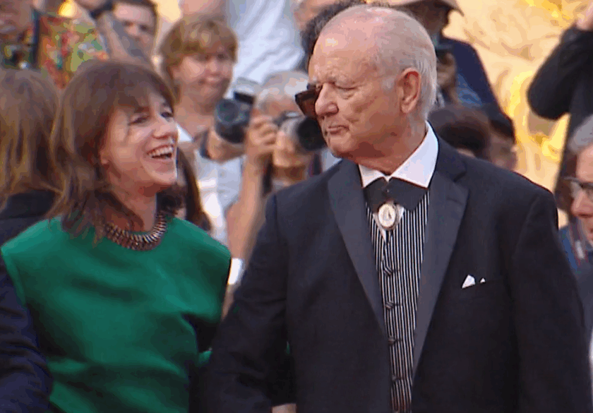 Charlotte Gainsbourg et Bill Muray au 78ème festival de Cannes