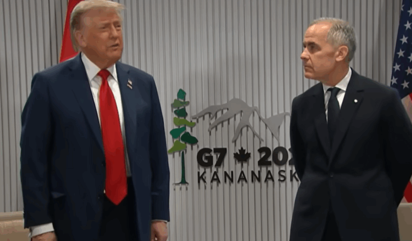 Donald Trump et Mark Carney