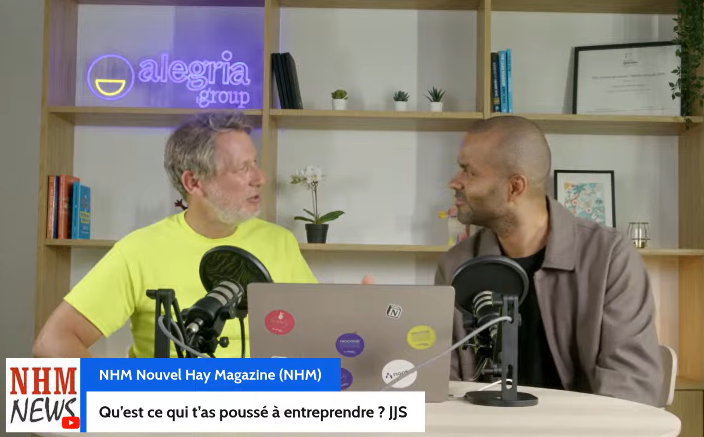 Francis Lelong et Tony Parker qui répond à Nouvel Hay