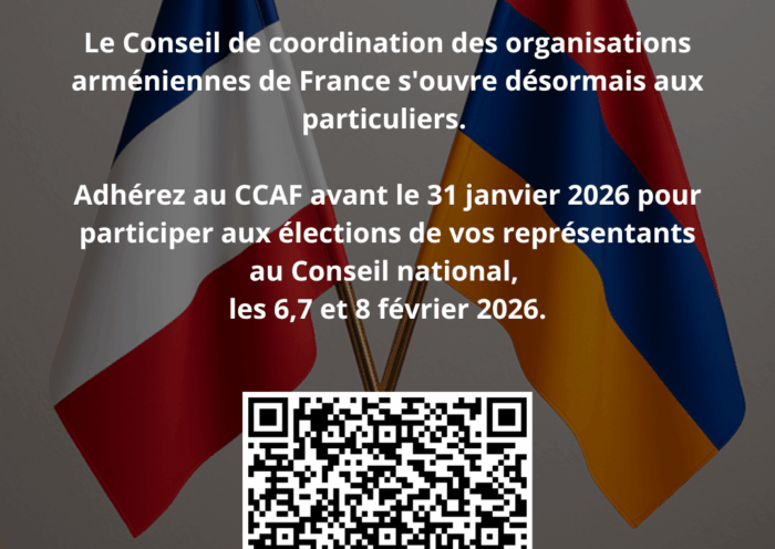 Élections au suffrage universel au CCAF : une étape historique pour la représentation arménienne en France