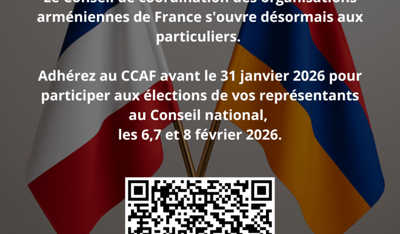 Élections au suffrage universel au CCAF : une étape historique pour la représentation arménienne en France