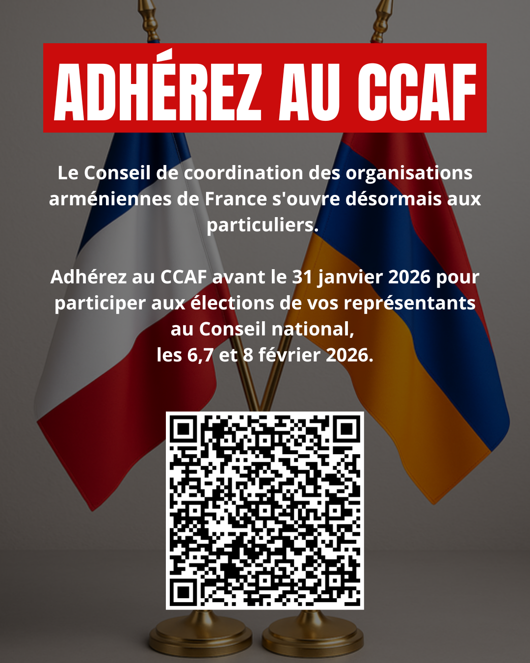 Élections au suffrage universel au CCAF : une étape historique pour la représentation arménienne en France