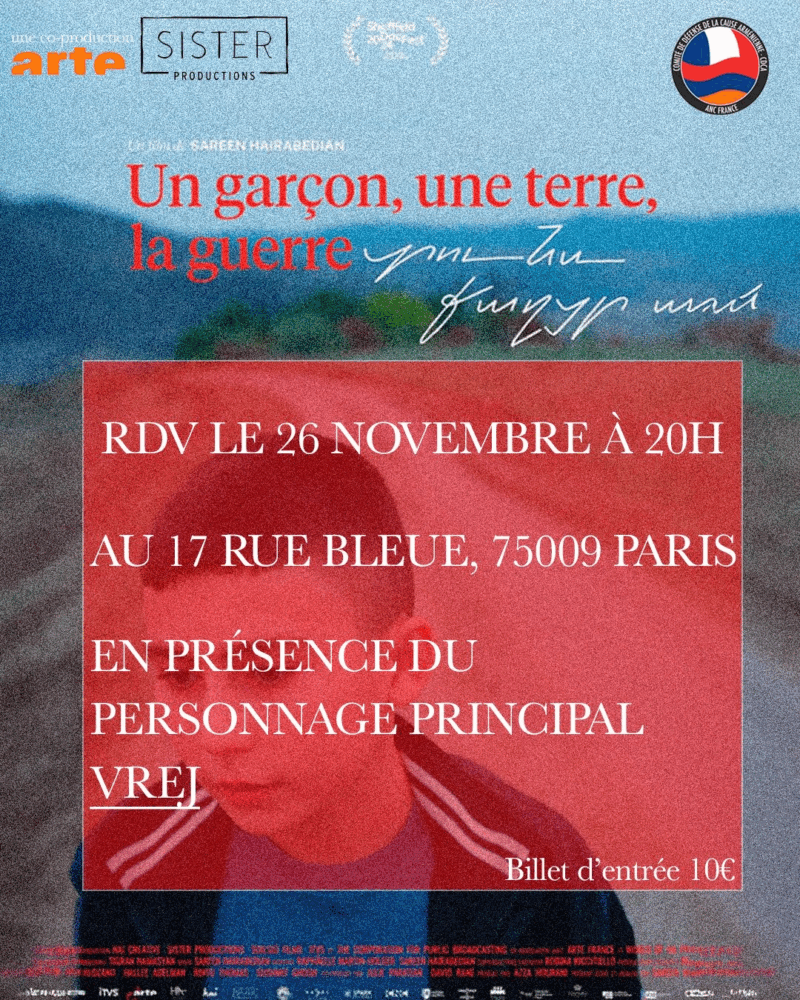 "Un garçon, une terre, la guerre" de Sareen Hairabedian