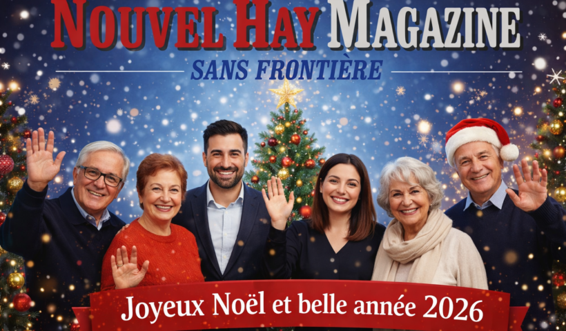 Toute l'équipe Nouvel Hay vous souhaiite un Joyeux Noël et une belle année 2026 !