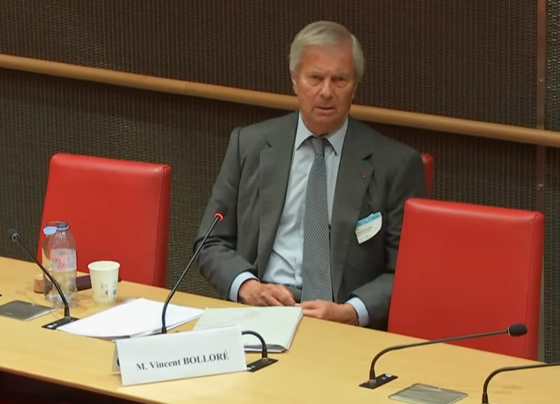 Audiovisuel public : Vincent Bolloré, patron du groupe "Bolloré" et du groupe Canal+, face aux députés ce mardi 24 mars à 15h30 dans le cadre de la commission d'enquête