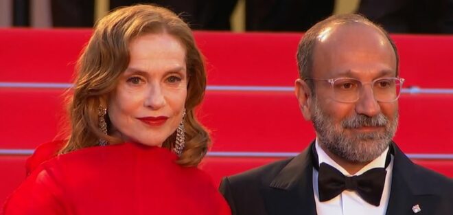 Isabelle Hupert et Asghar Farhadi