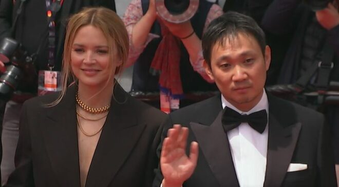 Virginie Effira et Hamaguchi Ryusuke