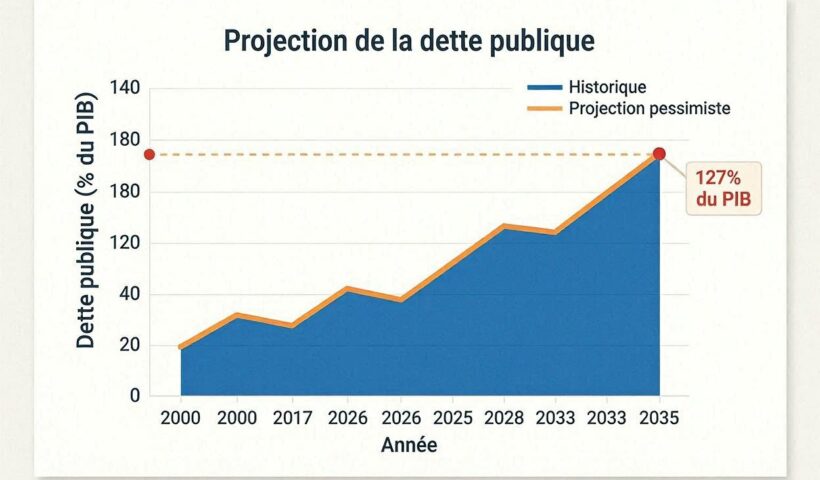 La dette publique pourrait atteindre 127 % du PIB d'ici 2030 : l'organisation internationale appelle à des hausses d'impôts et des économies ce mardi 30 juin 2026