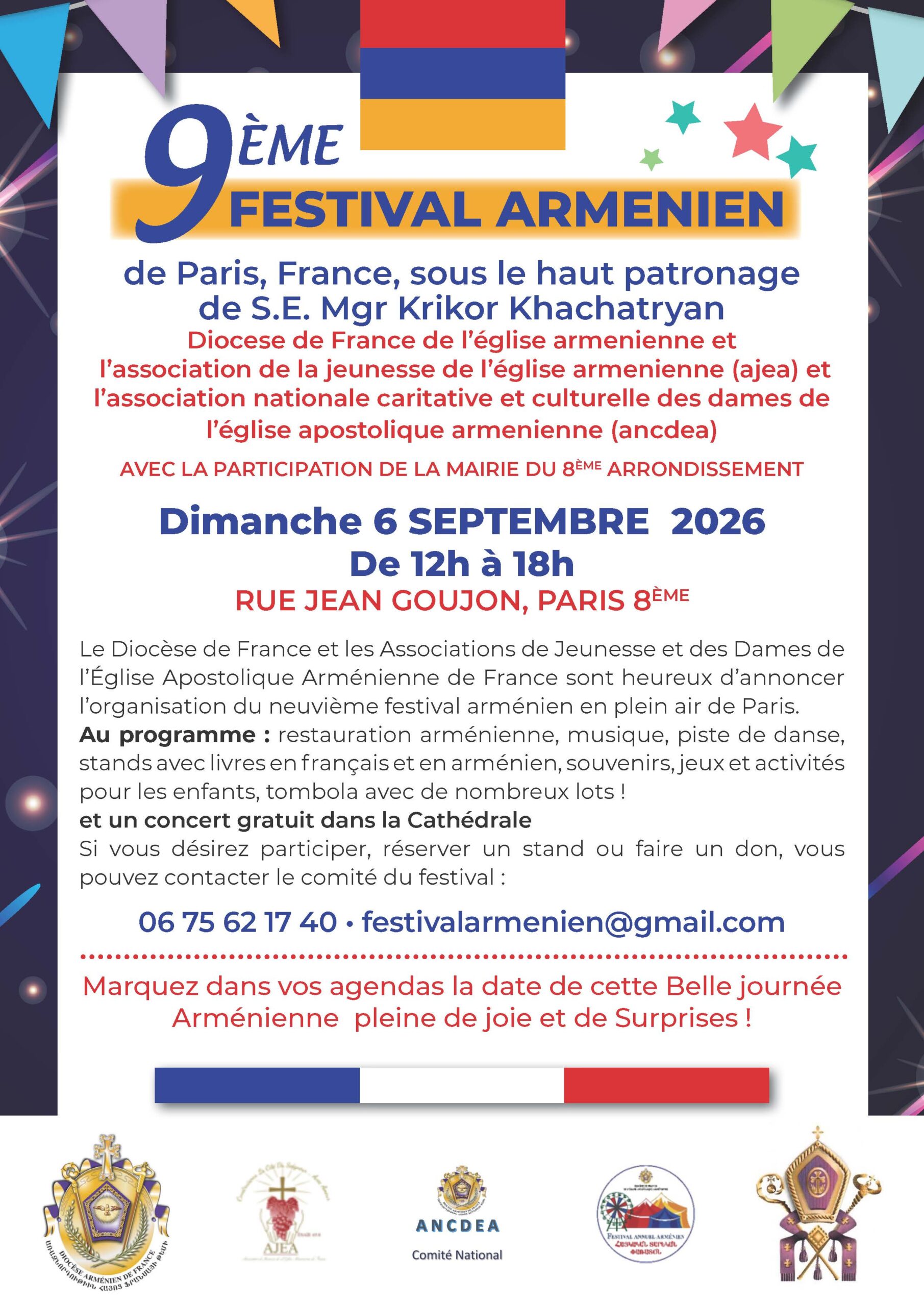 Paris célèbrera la culture arménienne lors de la 9ème édition du Festival arménien