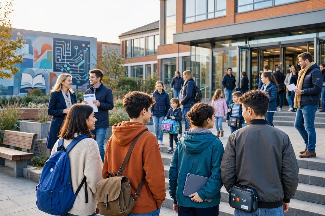 Rentrée des classes ce mardi 1er septembre 2026 : Le président Emmanuel Macron s'exprime sur l'interdiction des téléphones portables au lycée lors de sa visite en Lozère au lycée Chaptal de Mende