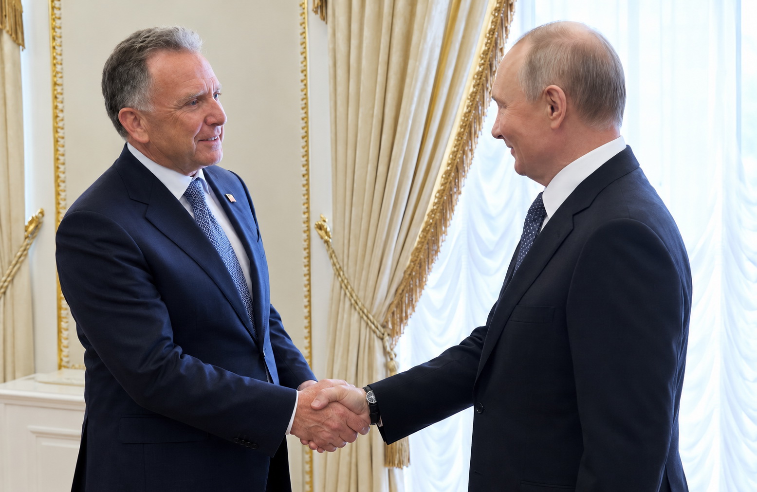 Steve Witkoff, émissaire de Donald Trump, loue le président russe près de Saint-Pétersbourg mais repart les mains vides sur la paix avec Kiev ce mercredi 21 octobre 2026